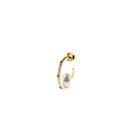 Mono orecchino Rue des Mille Donna GALACTICA in Argento Perla ORZ-013 M8 AU - ORZ-013 M8 AU